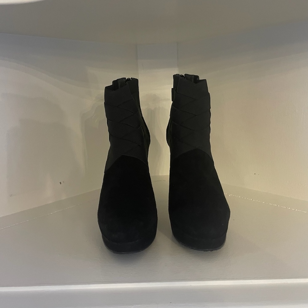 Stuart Weitzman - Black Boot Heels